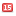 Notification Counter 15 Icon