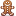 Gingerbread Man Chocolate Icon