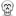 Skull Happy Icon 16x16 png