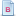Blue Document Attribute B Icon