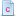 Blue Document Attribute C Icon 16x16 png
