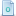 Blue Document Attribute O Icon