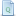 Blue Document Attribute Q Icon 16x16 png