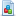 Blue Document Block Icon 16x16 png