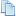 Blue Document Copy Icon