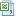 Blue Document Excel CSV Icon 16x16 png