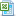 Blue Document Excel Table Icon 16x16 png