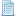 Blue Document List Icon 16x16 png