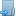 Blue Folder Arrow Icon