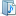 Blue Folder Open Document Music Icon 16x16 png