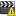 Clapperboard Exclamation Icon 16x16 png