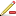 Pencil Minus Icon 16x16 png