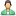 User Green Icon 16x16 png