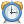 Alarm Clock Blue Icon 24x24 png
