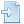 Blue Document Import Icon