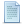 Blue Document Text Icon