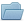Blue Folder Horizontal Open Icon