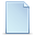 Blue Document Icon 32x32 png