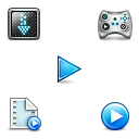 Gaming Toolbar Icons