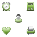 Iconza Light Green Icons
