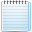Blocknotes Blue Icon 32x32 png