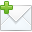 Mail Add Icon 32x32 png