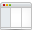 Window App Split Screen 3 Columns Icon