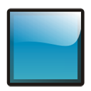 Blue Square Icon 128x128 png