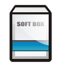 Blue Soft Box Icon