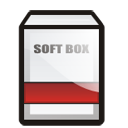 Red Soft Box Icon