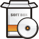 Opened Orange Soft Box Icon