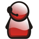Red User Support Icon