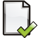 Document Check Icon 128x128 png