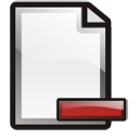 Document Remove Icon 128x128 png