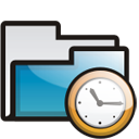 Folder Time Icon 128x128 png