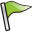 Green Flag Icon 32x32 png