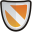 Orange Shield Icon 32x32 png
