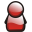 Red User Icon 32x32 png