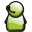 Green User Support Icon 32x32 png