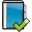 Address Book Check Icon 32x32 png