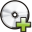 Disc Add Icon 32x32 png