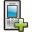 Mobile Phone Add Icon 32x32 png