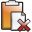 Clipboard Delete Icon 32x32 png