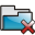 Folder Delete Icon 32x32 png