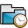 Folder Time Icon 32x32 png