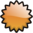 Orange Badge Icon 48x48 png