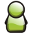 Green User Icon 48x48 png
