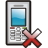 Mobile Phone Delete Icon 48x48 png