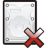 Hard Drive Delete Icon 48x48 png