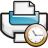 Printer Time Icon
